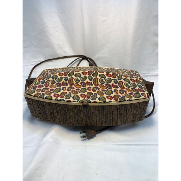 Salton Hot Tray Vintage Mid Century Automatic Bun Warmer Cloth Lid WB-5 75 Watt - Picture 1 of 6